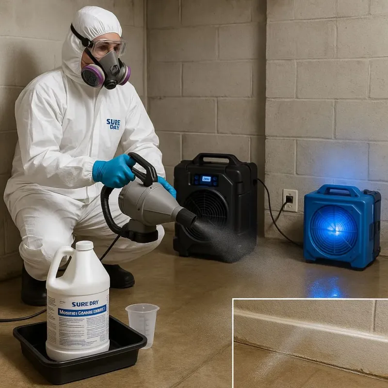 Sanitization and Odor Removal process in Bushnell, FL